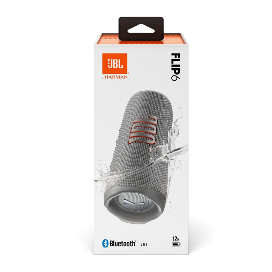 Портативна колонка JBL Flip 6 (Grey)