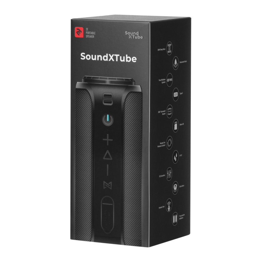 Портативна колонка 2E SoundXTube (Black)