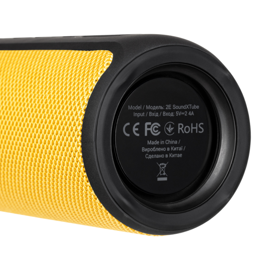 Портативна колонка 2E SoundXTube (Yellow)