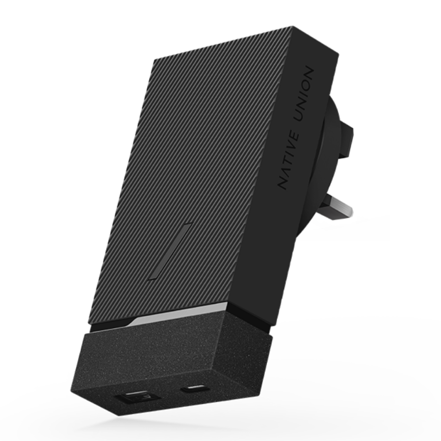 Мережевий адаптер Native Union Dual Port Smart Charger PD 20W (Slate)