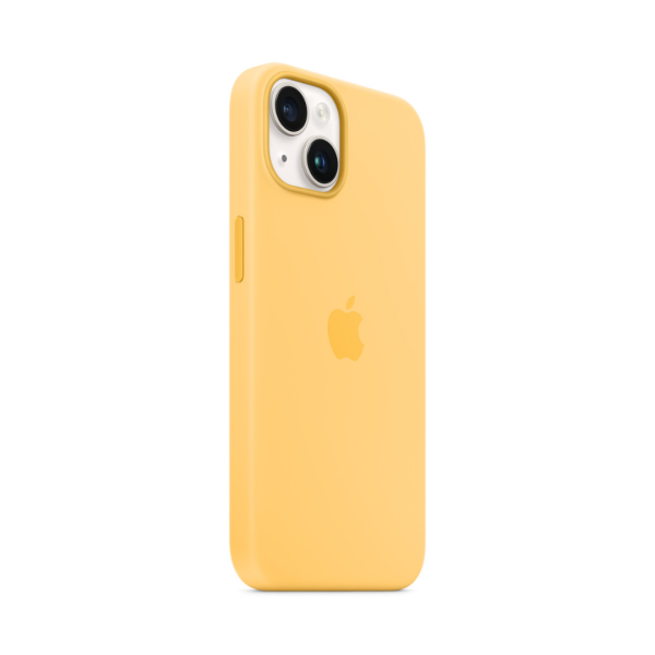 Чохол Apple Silicone Case with MagSafe для Apple iPhone 14 (Sunglow)