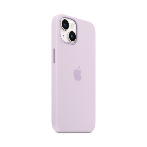 Чехол Apple Silicone Case with MagSafe для Apple iPhone 14 (Lilac)