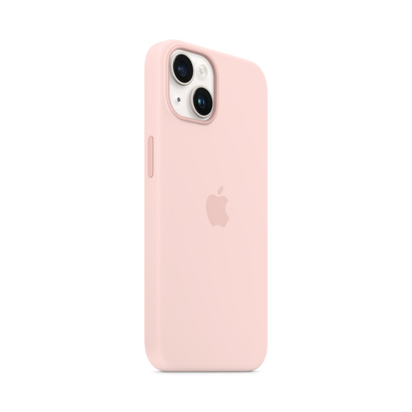Чохол Apple Silicone Case with MagSafe для Apple iPhone 14 (Chalk Pink)