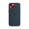 Чохол Apple Silicone Case with MagSafe для Apple iPhone 13 (Abyss Blue)