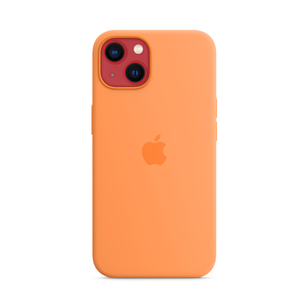 Чохол Apple Silicone Case with MagSafe для Apple iPhone 13 (Marigold)