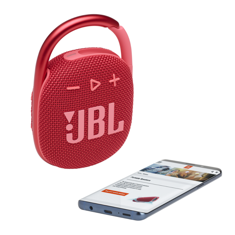Портативна колонка JBL Clip 4 (Red)
