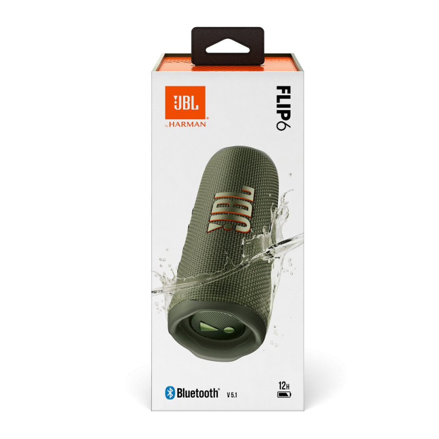 Портативна колонка JBL Flip 6 (Green)