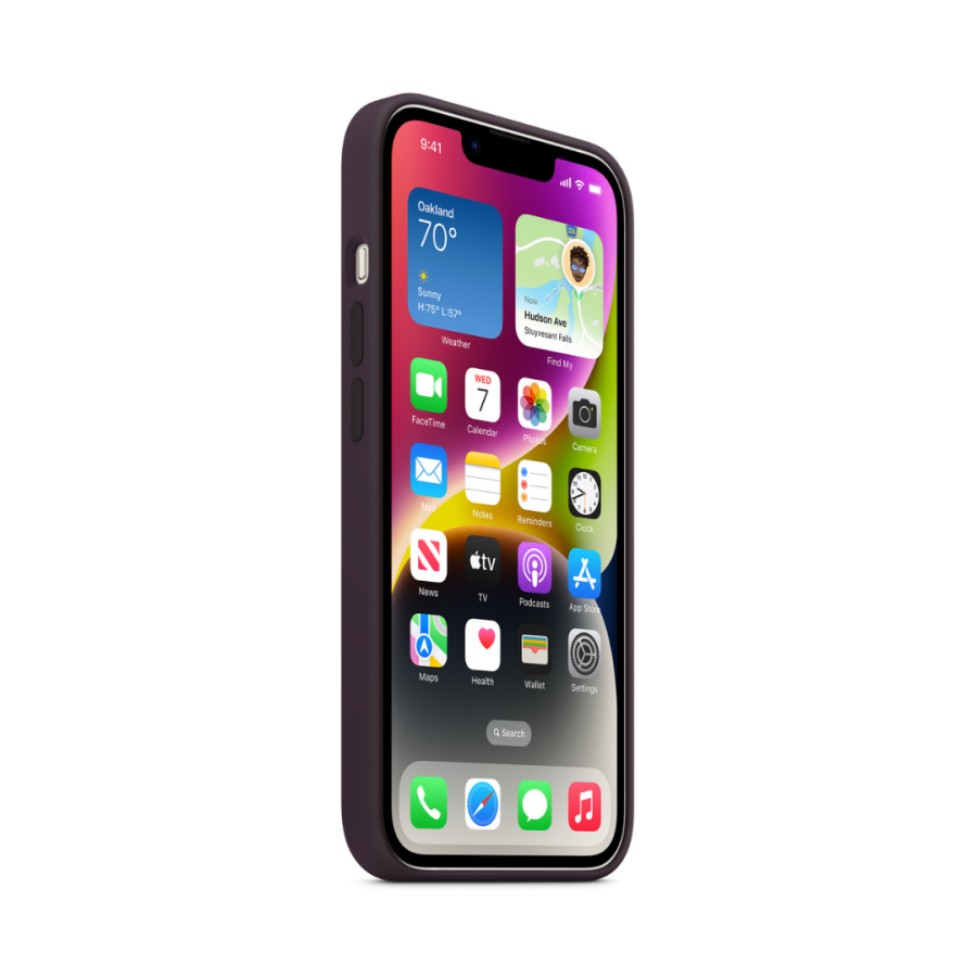 Чохол Apple Silicone Case with MagSafe для Apple iPhone 14 (Elderberry)