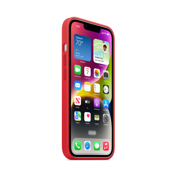 Чохол Apple Silicone Case with MagSafe для Apple iPhone 14 (PRODUCT RED)