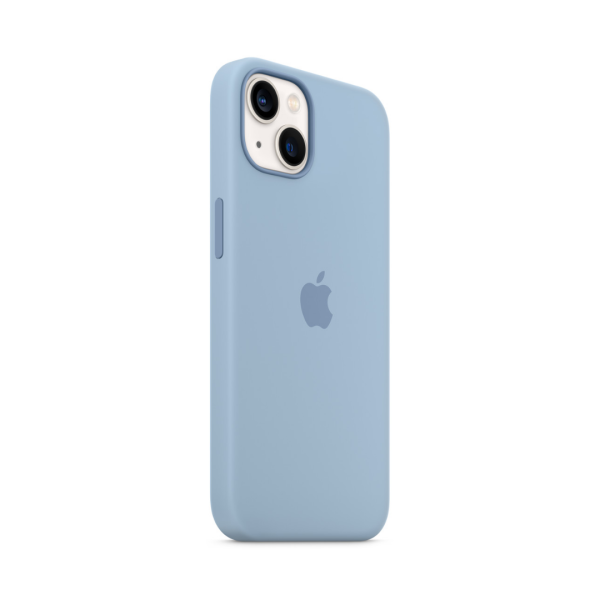 Чехол Apple Silicone Case with MagSafe для Apple iPhone 13 (Blue Fog)