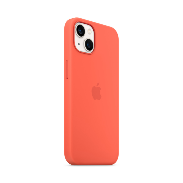 Чохол Apple Silicone Case with MagSafe для Apple iPhone 13 (Nectarine)