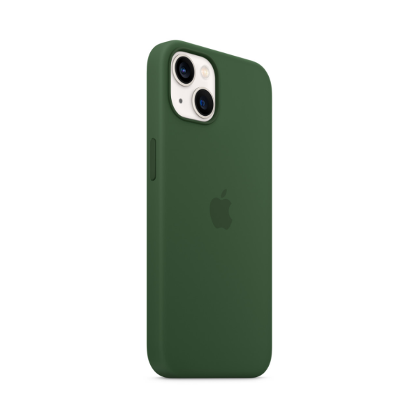 Чехол Apple Silicone Case with MagSafe для Apple iPhone 13 (Clover)
