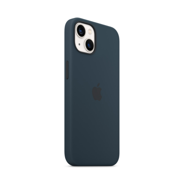 Чохол Apple Silicone Case with MagSafe для Apple iPhone 13 (Abyss Blue)