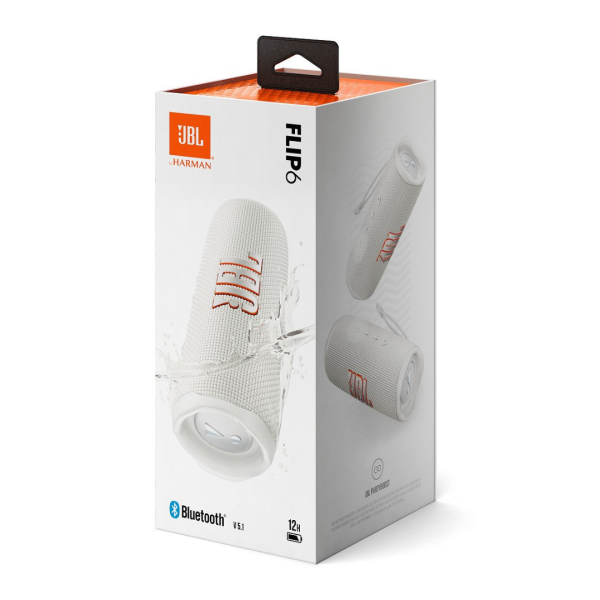Портативна колонка JBL Flip 6 (White)