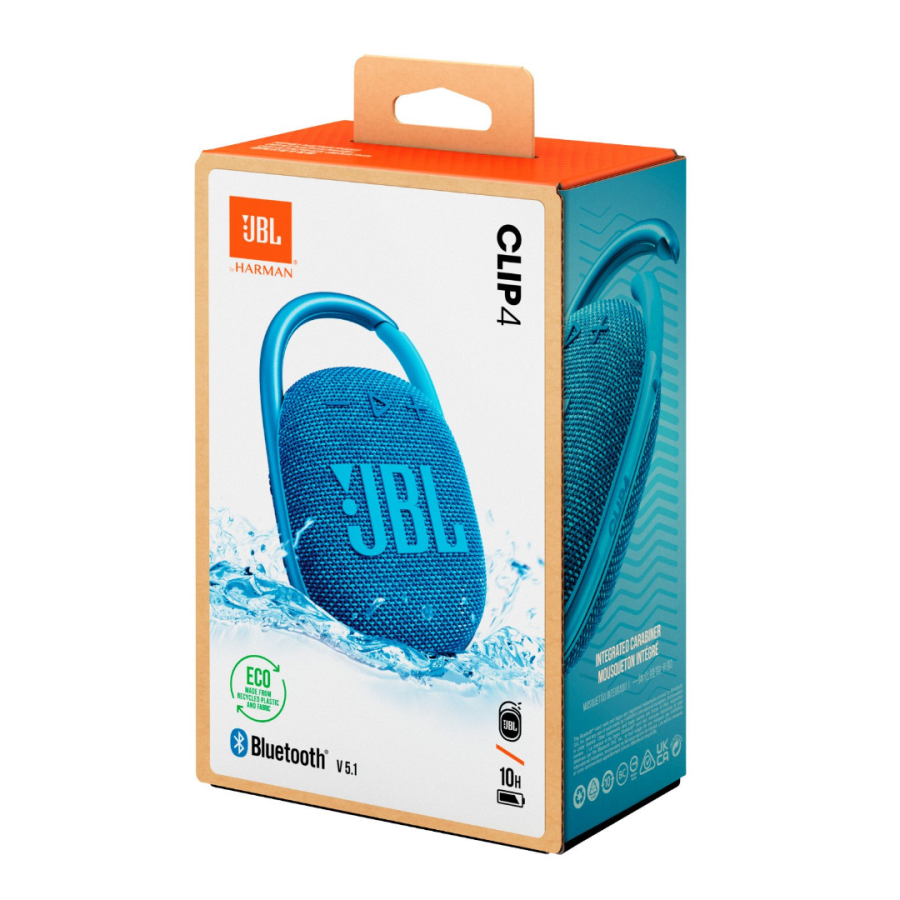 Портативна колонка JBL Clip 4 ECO (Blue)