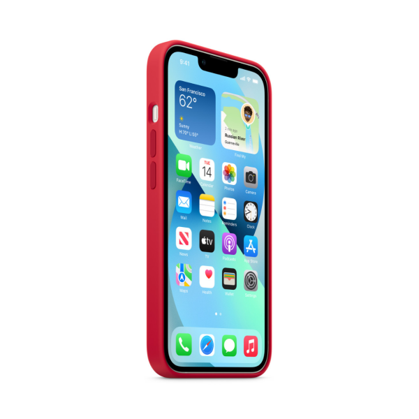 Чохол Apple Silicone Case with MagSafe для Apple iPhone 13 (PRODUCT RED)