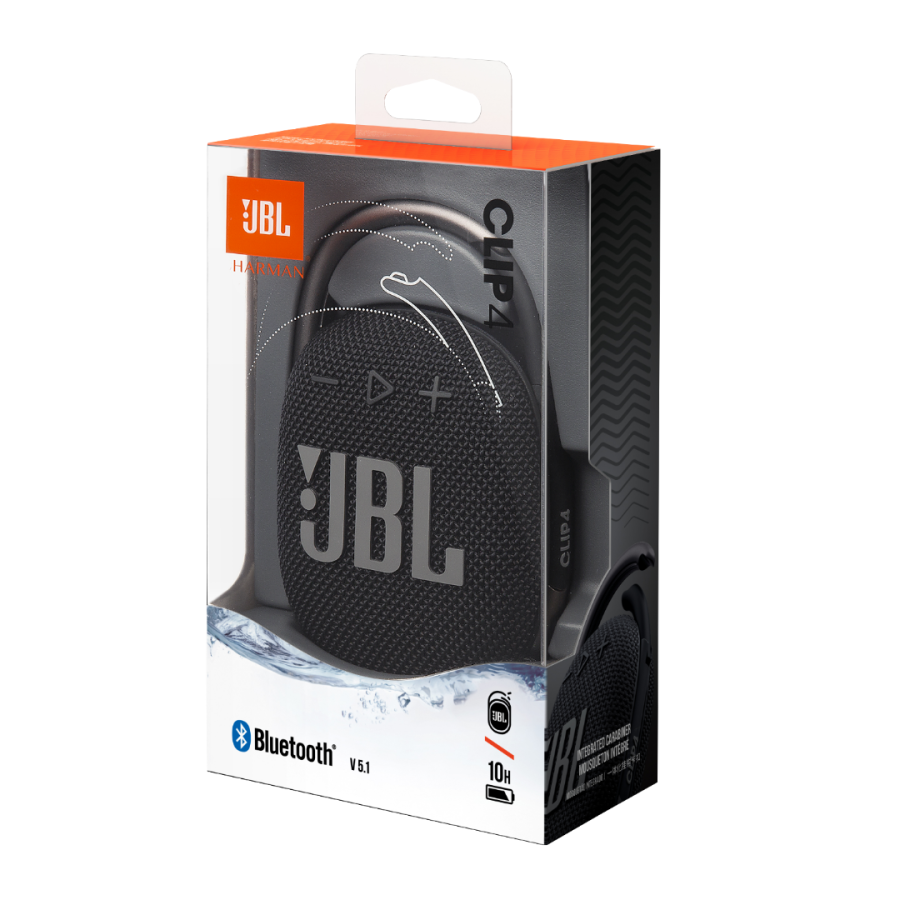 Портативна колонка JBL Clip 4 (Black)