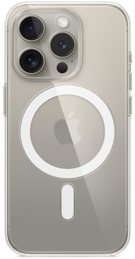 Чохол Apple Clear Case with MagSafe для Apple iPhone 15 Pro (Clear)