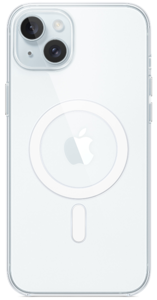 Чехол Apple Clear Case with MagSafe для Apple iPhone 15 Plus (Clear)