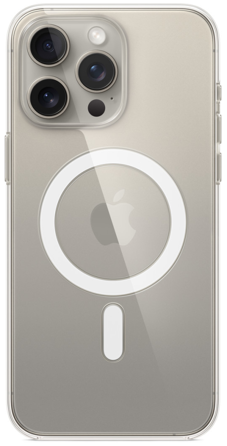 Чохол Apple Clear Case with MagSafe для Apple iPhone 15 Pro Max (Clear)