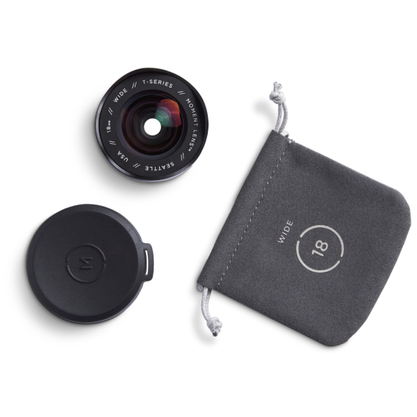 Обʼєктив Moment Wide 18mm Mobile Lens - T-series