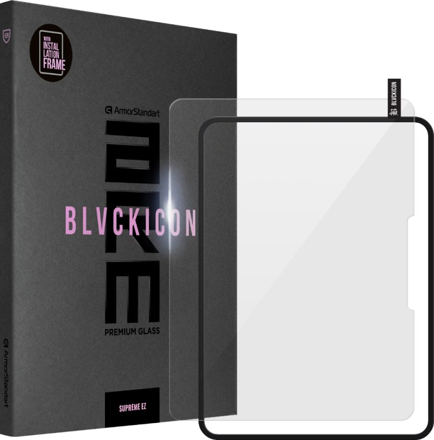 Захисне скло ArmorStandart Supreme Black Icon для Apple iPad Pro 11 2024 