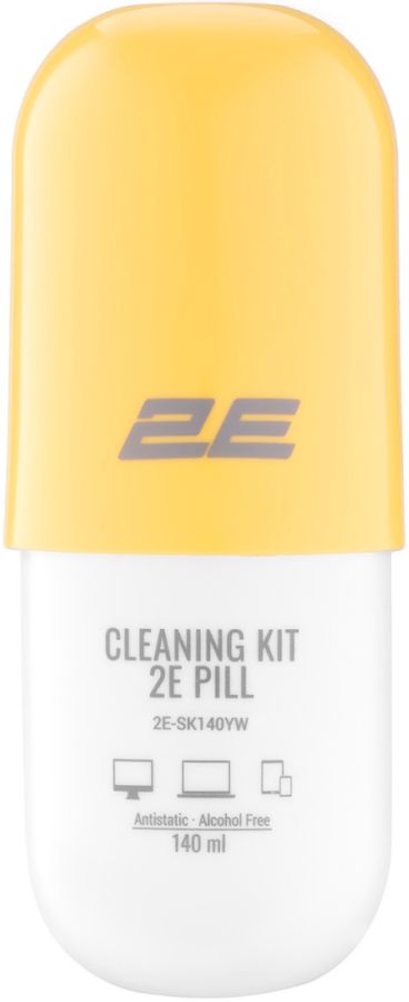 Набор 2E Pill Cleaning Kit (Yellow) для очистки экранов, электроники и стекла